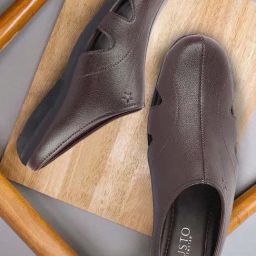 Fausto Men's Brown Mule Shoes-picture-14