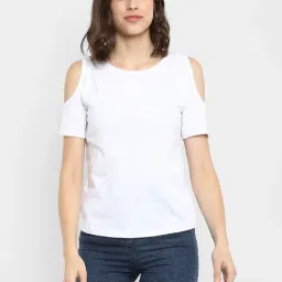 Appulse White Cotton Slim Fit Top-picture-31