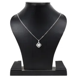 The Real Effect London 800 Silver Chain Pendant for Women image 4