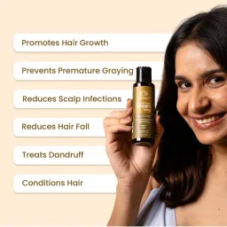 Earthraga Deep Nourishment Onion Hair Oil - 100 ml image 4