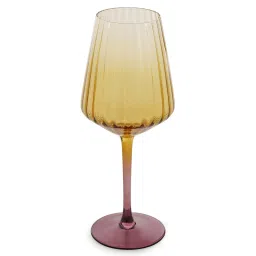 Pure Home And Living Gold Glass Wine Glasses image 4