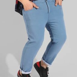 Instafab Plus Blue Regular fit Plus Size Jeans-picture-10