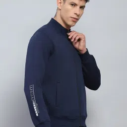 Monte Carlo Navy Blue Regular Fit Printed Sweatshirt image 4