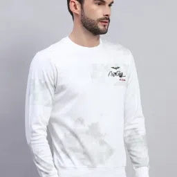 Monte Carlo White Regular Fit Printed T-Shirt image 4