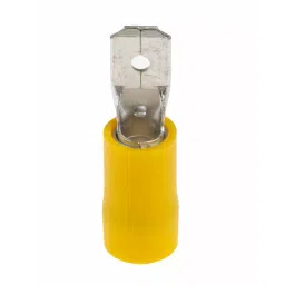 RS PRO Yellow Insulated Male Spade Connector, Tab, 6.35 x 0.8 mm Tab Size, 2.5 mm² to 6 mm², 534547 image 4