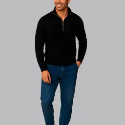 Mack Jonney Black Fleece Regular Fit Sweatshirt-image-61