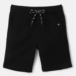 United Colors of Benetton Kids Black Solid Shorts-picture-22