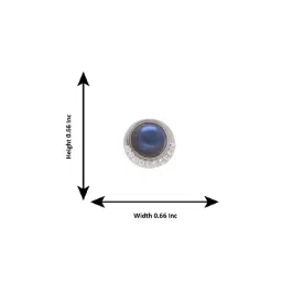 Sri Jagdamba Pearls 925 Silver Sumptuous Silver 925 Stud Earrings image 5