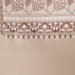 Monte Carlo Beige & Brown Printed Stole image 4