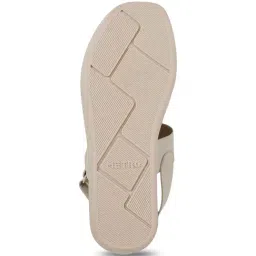 Metro Women's Off-White Back Strap Sandals image 5