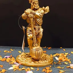 Zunaldo Yellow Brass Lord Hanuman Showpieces-image-10