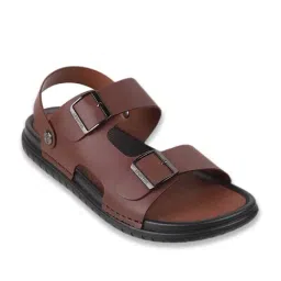 j. fontini J.Fontini by Mochi Men's Brown Sling Back Sandals-picture-18