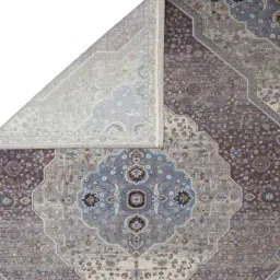 Obsessions Light Purple Medallion Neo Classical Carpet - Large image 4