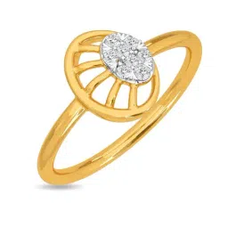 Kisna Diamond & Gold Jewellery Teigan 14k (585) Diamond & Gold Ring For Women-picture-48