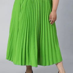 Oxolloxo Green Midi Skirt-picture-13