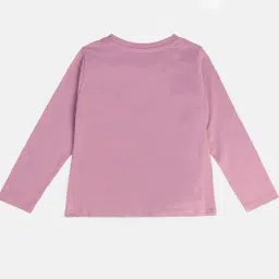 MINIKLUB Kids Purple Printed Full Sleeves Top image 2
