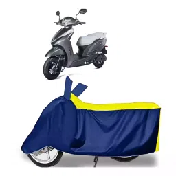 Auto Pearl Bike Cover for Ampere Magnus Pro (Yellow & Blue)-picture-12