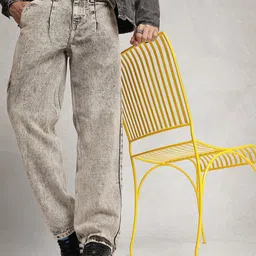 WROGN Men Loose Fit Heavy Fade Pure Cotton Jeans-image-94