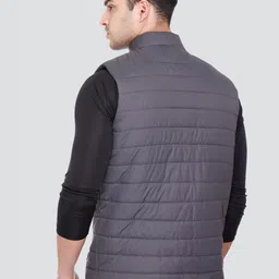 rare times Winter Sleeveless Jacket for Men | Bomber Jacket Mens | Quilted standard length Puffer Jacket | Sleeveless Mens Jacket image 3