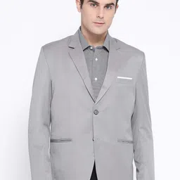 oshano Luxrio Mens Grey Blazer Size 36 (LUX_BLZ_LGRY2_36) image 5