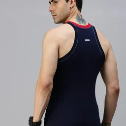 lux cozi Men's Cotton Modern Fit Vest (Pack of 4) (Prints May Vary) image 3