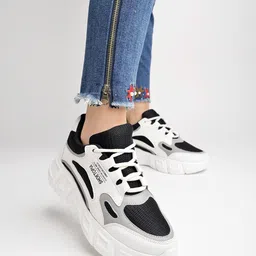 shoetopia Casual Sporty Look Sneakers for Women & Girls image 3