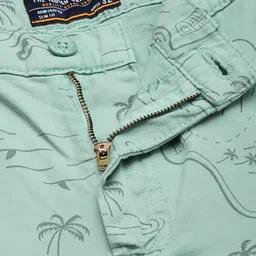 the indian garage co Men Slim Fit Printed Mid-Rise Shorts image 5