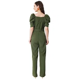 all ways you Women's Solid Half Sleeve Poly Crepe Jumpsuit for Women (A2107JSOL422) image 2