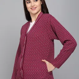 ewools Women's Wool Blend V-Neck Sweater image 4