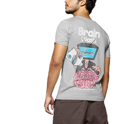 bewakoof Men's Cotton Regular Fit T-Shirt image 1