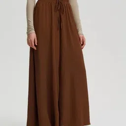 kotty Women's Solid Lightweight Boson Brown Pants image 2