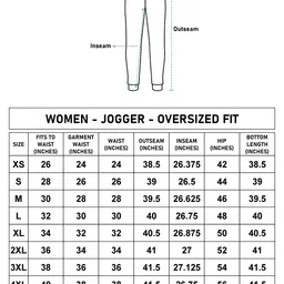 bewakoof Women's High Rise Air 1.0 Terry Solid Oversized Fit Plus Size Joggers image 5