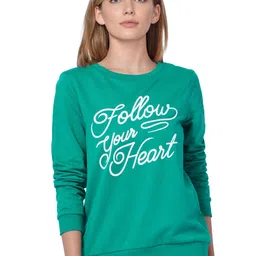 vero moda Women's Cotton Round Neck Sweatshirt image 1