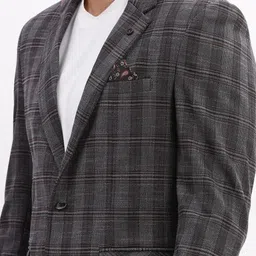 showoffff Men's Single Breasted Slim Blazer image 5