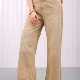 freehand by The Indian Garage Co Women Bootcut Solid High-Rise Jeans image 4