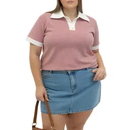 perfect productions Peach Women T-Shirt,Rib T-Shirt for Women.05 image 1