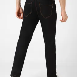 urbano fashion Men's Slim Fit Washed Jeans Stretchable image 5
