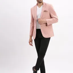 showoffff Men's Single Breasted Slim Blazer image 5