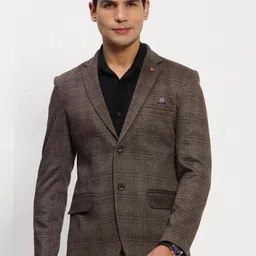 showoffff Men's Single Breasted Slim Blazer image 3