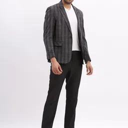 showoffff Men's Single Breasted Slim Blazer image 4