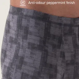 damensch Regular Fit Cotton Blend Printed Frenchie Feelmint Finish Breathable Moisture Wicking Comfortable Microfibre Waistband Stretchable Underwear for Men image 2