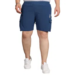 bigbanana Plus Size Men's Regular Fit Solid Shorts image 1