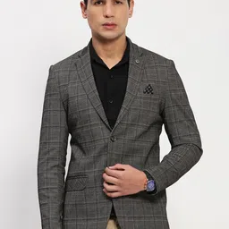 showoffff Men's Single Breasted Slim Blazer image 3