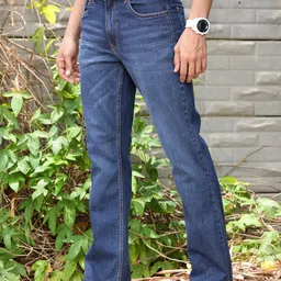thomas scott Men's Mid-Rise Clean Look Boot Cut Jeans image 2
