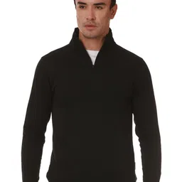 zuperb Men's Cotton Half Zip Sweatshirt image 1
