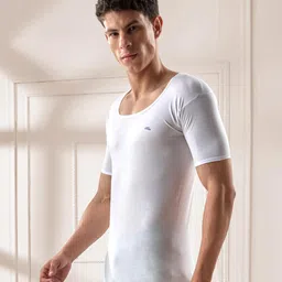 lux venus Men's Solid Regular Fit Vest image 4