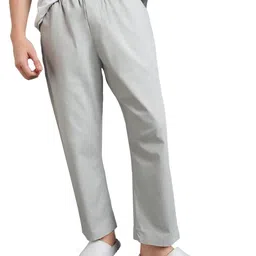 bewakoof Men's All Over Printed Regular Fit Cotton Pyjamas image 1