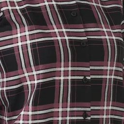 cozmostore Women's Check Printed Cotton Nightsuit, Shorts and Shirt Set image 5