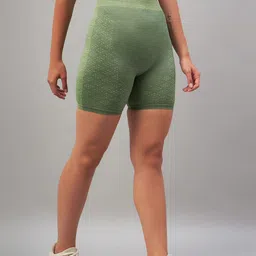 C9 Airwear Women Cycling Green Sports Short image 3