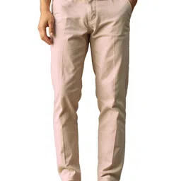 bewakoof Men's Regular Fit Cotton Trousers image 1